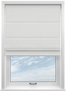 Tussah, Snowdrift - Twist&Fit Roman Blind